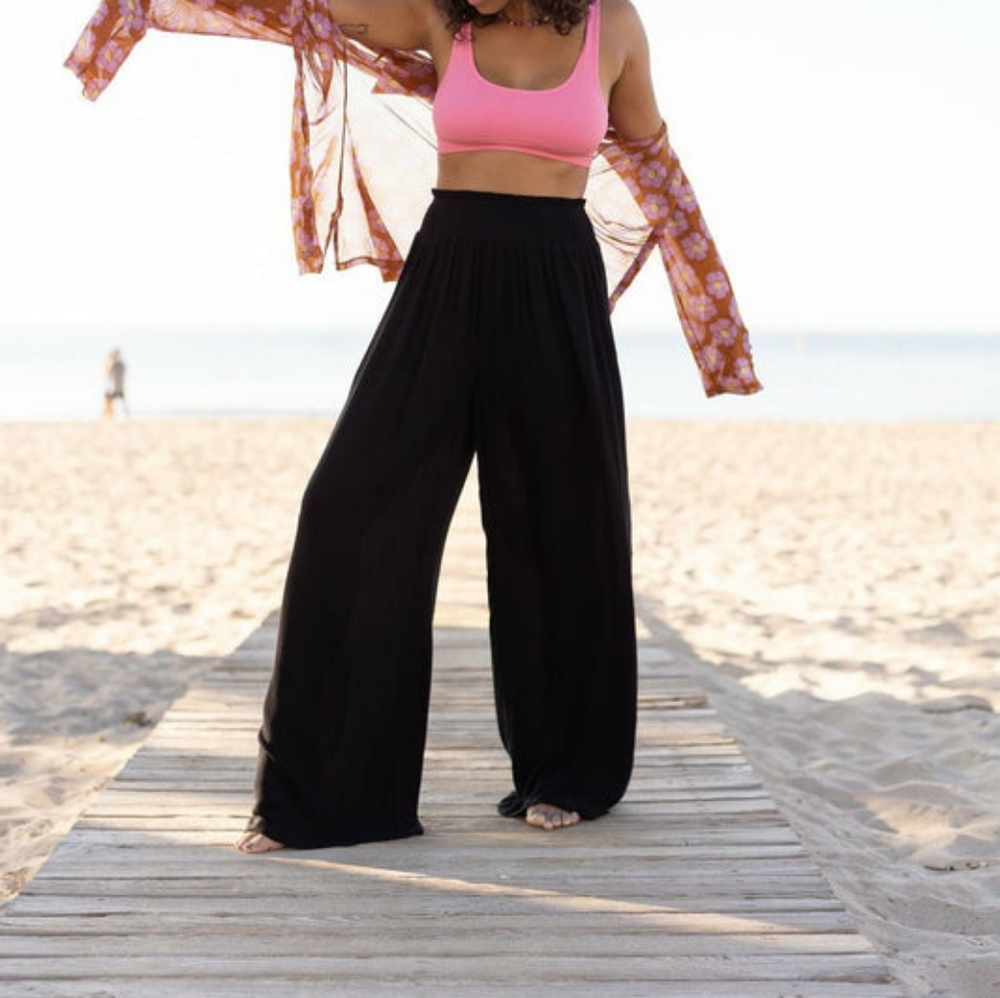 Lucy & Yak - Jody Wide Leg Pant size 3X - Black